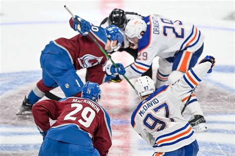 Colorado Avalanche at Edmonton Oilers Betting Odds.